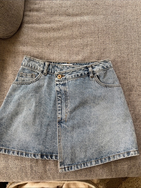Forever 21 Dresses & Skirts - Forever 21 Light Blue Denim A-Line Mini Skirt